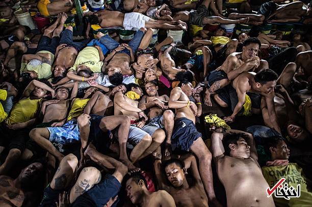 تصاویر : وضعیت اسفناک زندانی در فیلیپین