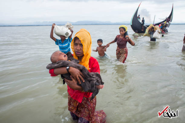 تصاویر : فرار مسلمانان روهینگیا از جهنم راخین با قایق