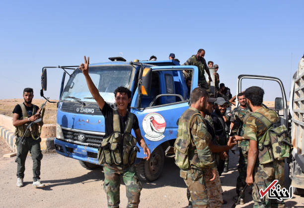 تصاویر : ورود ارتش سوریه به مرکز دیرالزور