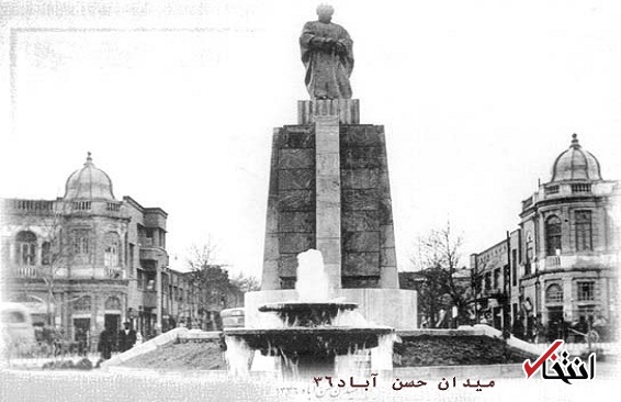 عکس/ میدان حسن آباد در سال 36