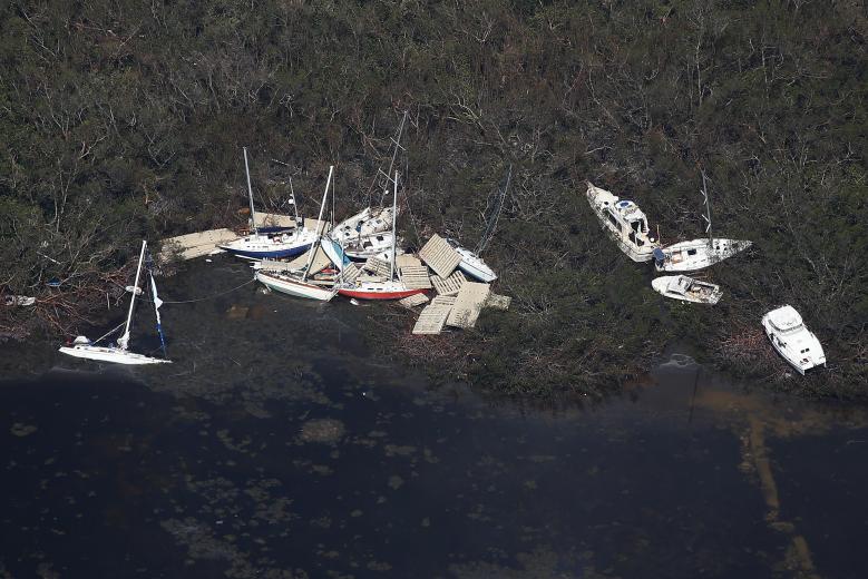 تصاویر هوایی از خسارت های فلوریدا