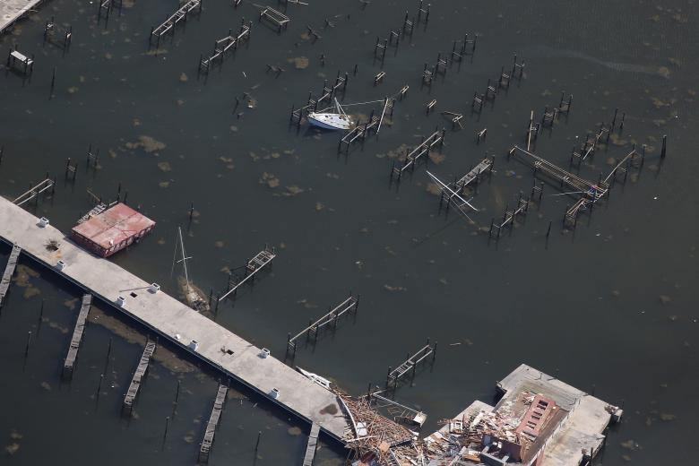 تصاویر هوایی از خسارت های فلوریدا