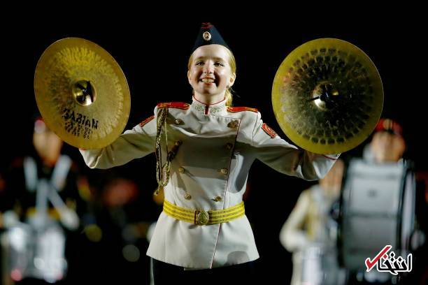 عکس/ افتتاح جشنواره بین‌المللی موسیقی نظامی در مسکو