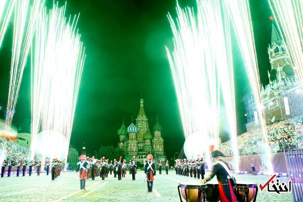 عکس/ افتتاح جشنواره بین‌المللی موسیقی نظامی در مسکو