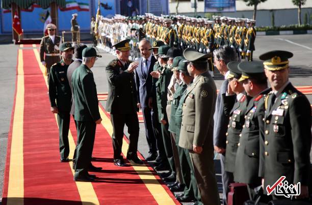 تصاویر : استقبال رسمی سرلشکر باقری از رییس ستاد مشترک ارتش ترکیه