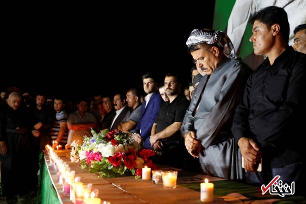 تصاویر : سوگواری کُردها در غم درگذشت جلال طالبانی رییس‌جمهور اعتدال‌گرای عراق