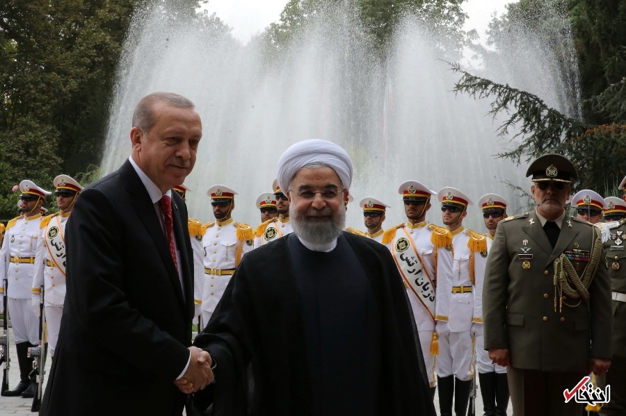 تصاویر : استقبال رسمی دکتر روحانی از اردوغان در سعدآباد