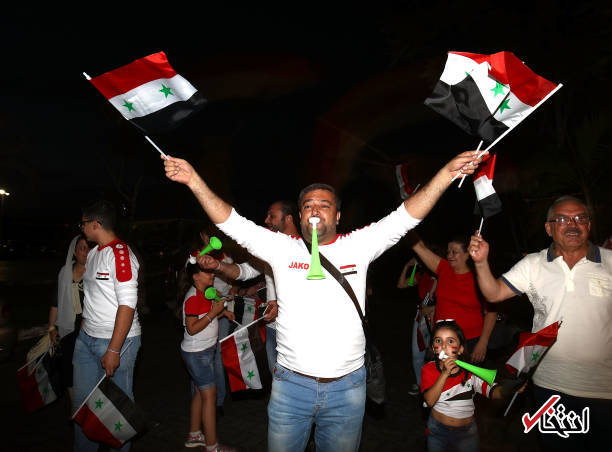 تصاویر : شادمانی مردم سوریه پس از تساوی مقابل استرالیا