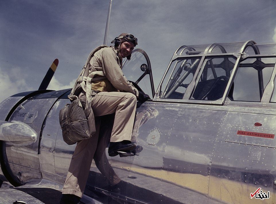 تصاویر رنگی از نیروی هوایی آمریکا در جنگ جهانی دوم