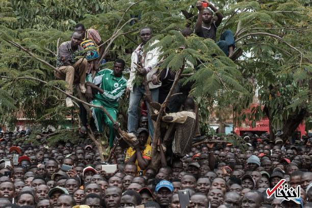 عکس/ رهبر اپوزیسیون کنیا در میان خیل عظیم هواداران