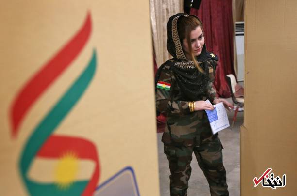 تصاویر : حاشیه‌های برگزاری همه پرسی تجزیه عراق در کردستان