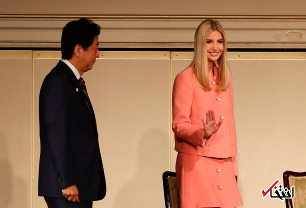 عکس/ حضور دختر ترامپ در اجلاس زنان و دیدار با نخست وزیر ژاپن