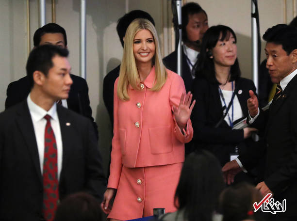 عکس/ حضور دختر ترامپ در اجلاس زنان و دیدار با نخست وزیر ژاپن