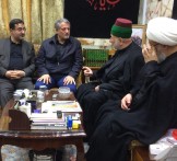 ديدار محسن هاشمی با توليت حرم حسيني و امام جمعه كربلاي معلي / شمار زائران در اربعین، 10 تا 12 میلیون نفر