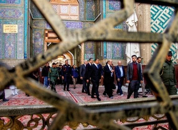 Ø¹Ú©Ø³/ ÙØ²ÛØ± Ø®Ø§Ø±Ø¬Ù ÙØ±Ø§ÙØ³Ù Ø¯Ø± Ø­Ø±Ù Ø­Ø¶Ø±Øª Ø¹ÙÛ(Ø¹)