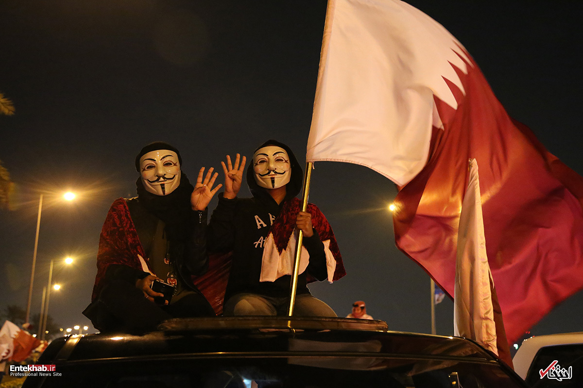 تصاویر : استقبال مردم قطر