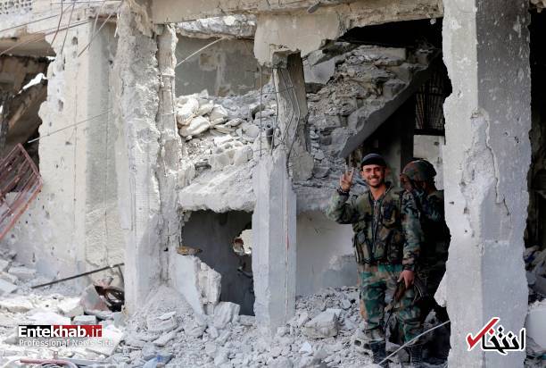 تصاویر : پاکسازی مناطق جنوب دمشق از لوث عناصر تکفیری داعش