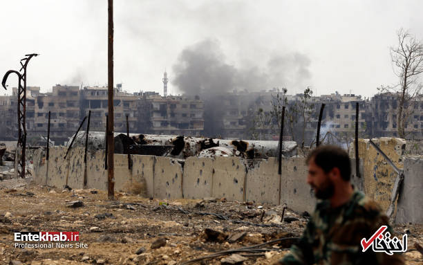 تصاویر : پاکسازی مناطق جنوب دمشق از لوث عناصر تکفیری داعش