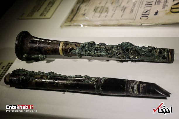 تصاویر : نمایش بقایای کشتی تایتانیک