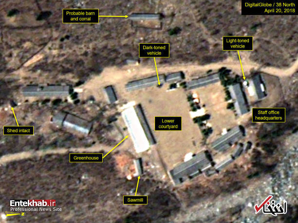تصاویر : کره شمالی در حال انهدام سایت مربوط به آزمایش هسته‌ای