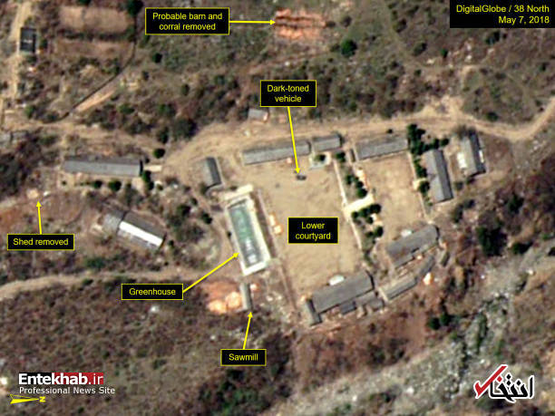 تصاویر : کره شمالی در حال انهدام سایت مربوط به آزمایش هسته‌ای