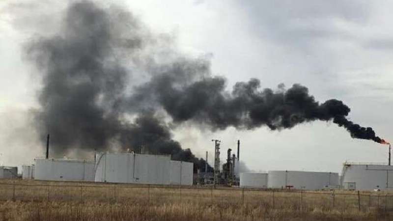 انفجار پالایشگاه نفت در آمریکا 20 زخمی برجا گذاشت