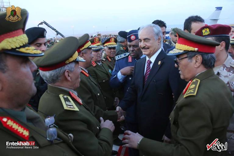 عکس/ بازگشت خلیفه حفتر به لیبی