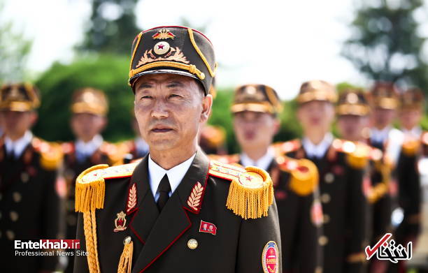 تصاویر : ادای احترام لاوروف به رهبران فقید کره شمالی