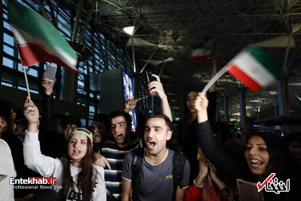 تصاویر : ورود ملی پوشان فوتبال ایران به مسکو