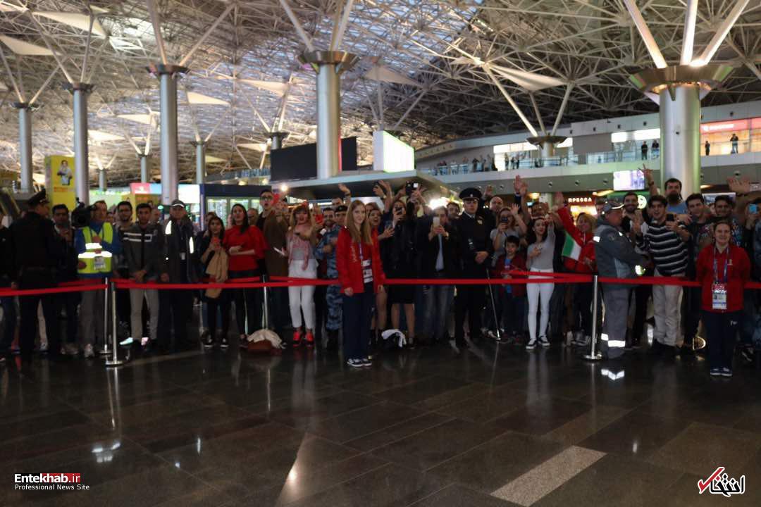 تصاویر : ورود ملی پوشان فوتبال ایران به مسکو