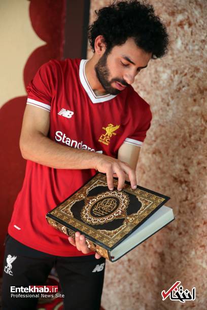 عکس/ فوتبالیست عراقی بدل محمد صلاح