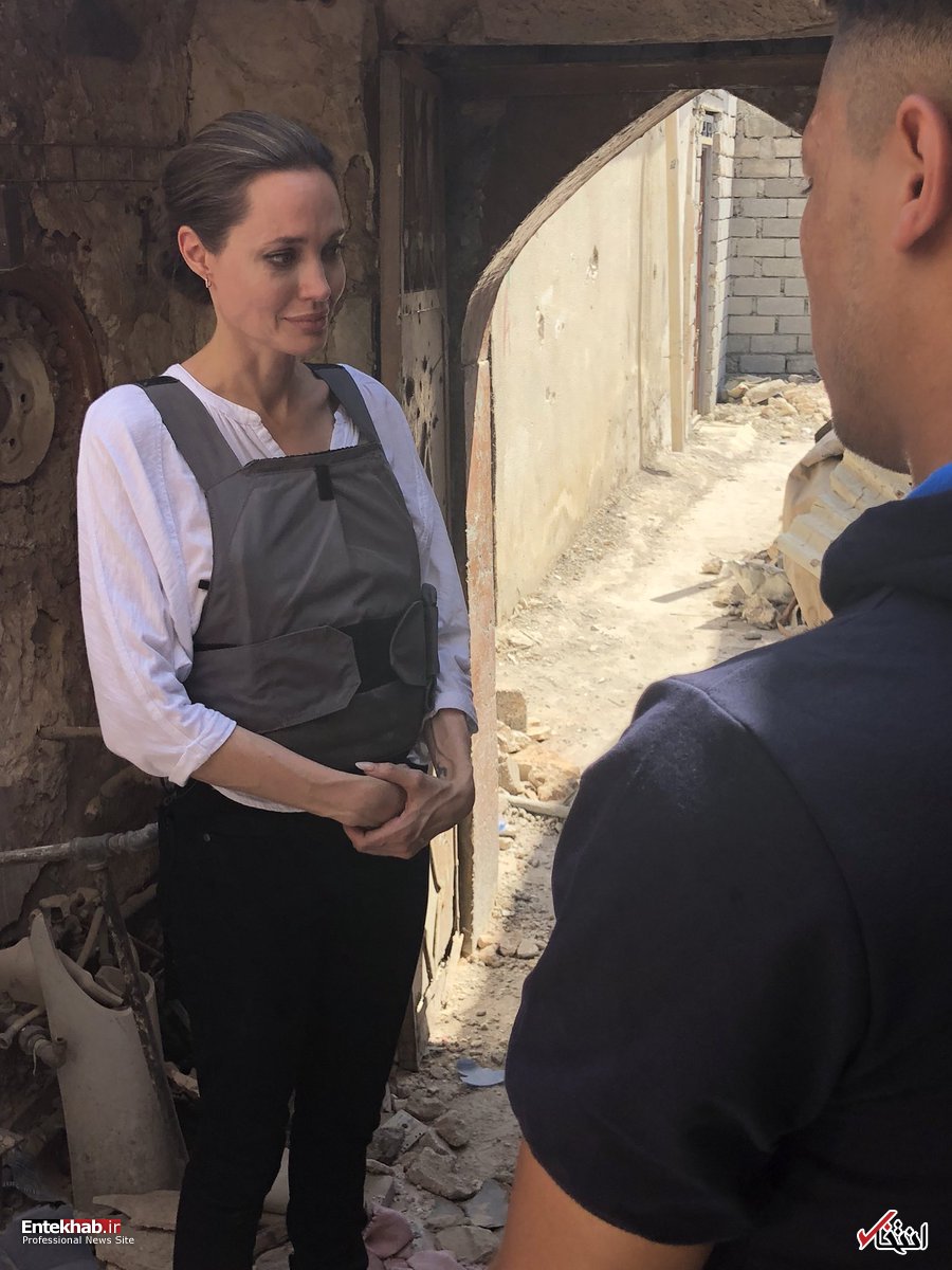 تصاویر : آنجلینا جولی در موصل