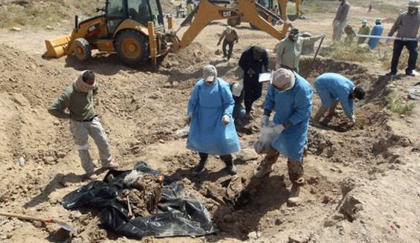 900 جسد در گورهای دسته جمعی الرقه سوریه کشف شد