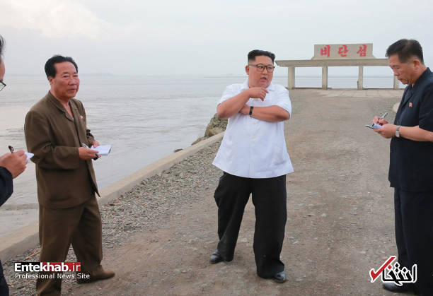 عکس/ سرکشی رهبر کره شمالی به مزارع کشاورزی