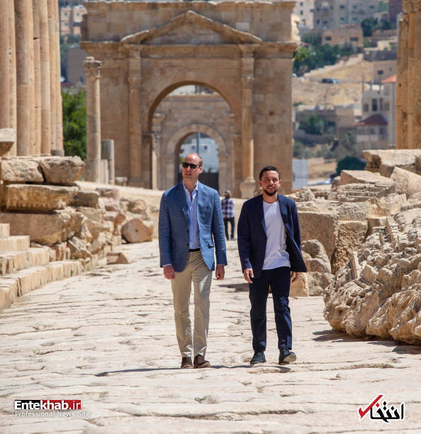 تصاویر : حاشیههای سفر شاهزاده ویلیام به اردن