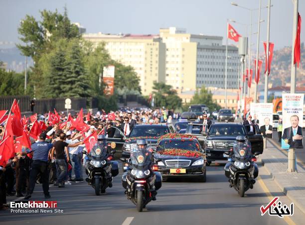تصاویر : حاشیههایی از مراسم تحلیف اردوغان