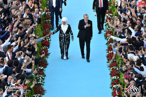 تصاویر : حاشیههایی از مراسم تحلیف اردوغان