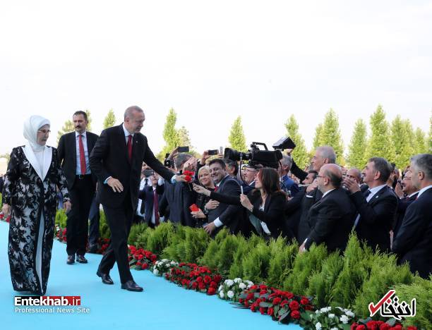 تصاویر : حاشیههایی از مراسم تحلیف اردوغان