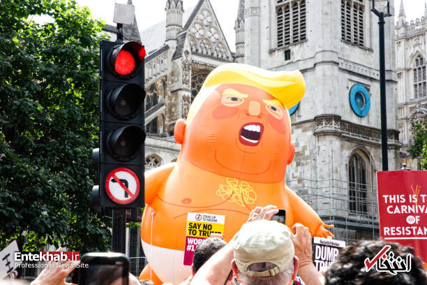 عکس/ ترامپ کودک عصبانی