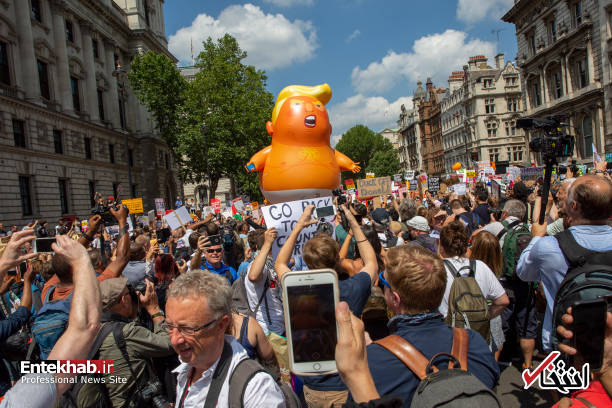 عکس/ ترامپ کودک عصبانی