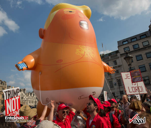 عکس/ ترامپ کودک عصبانی