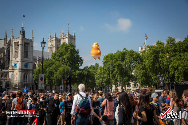 عکس/ ترامپ کودک عصبانی