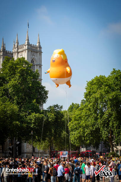 عکس/ ترامپ کودک عصبانی