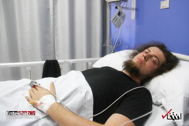 عکس/ بستری شدن عارف غفوری شعبده باز ایرانی در بیمارستان قاهره