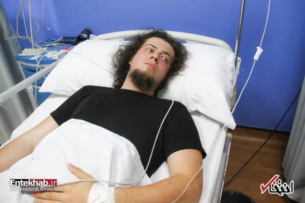 عکس/ بستری شدن عارف غفوری شعبده باز ایرانی در بیمارستان قاهره