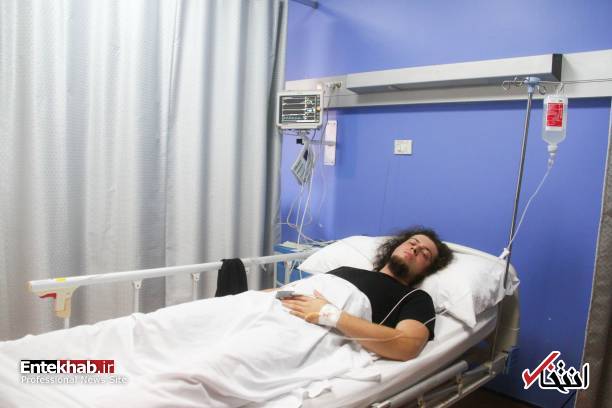 عکس/ بستری شدن عارف غفوری شعبده باز ایرانی در بیمارستان قاهره
