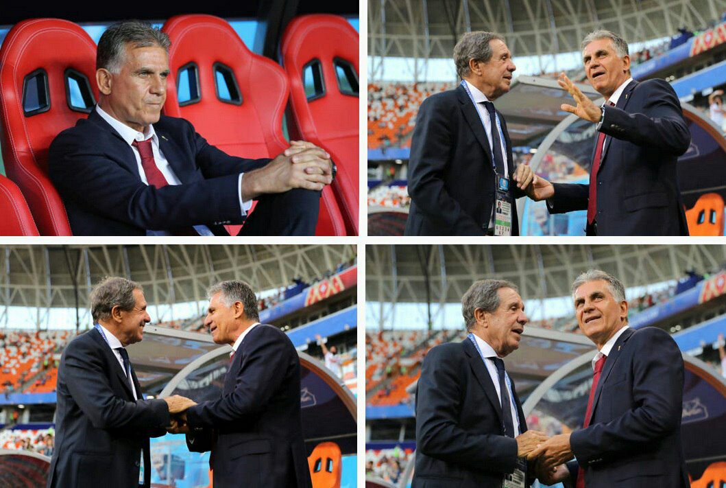 عکس / خوشوبش کی روش با هومبرتو کوئلیو، نایب رییس فدراسیون فوتبال پرتغال