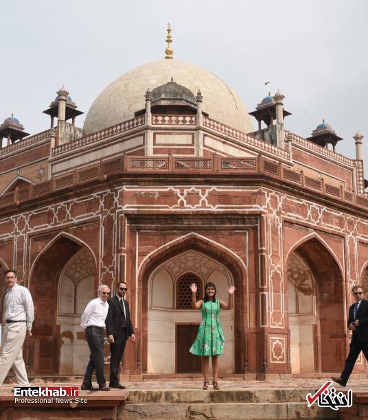 تصاویر : گشت و گذار نیکی هیلی در هند