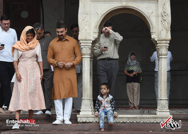 تصاویر : گشت و گذار نیکی هیلی در هند