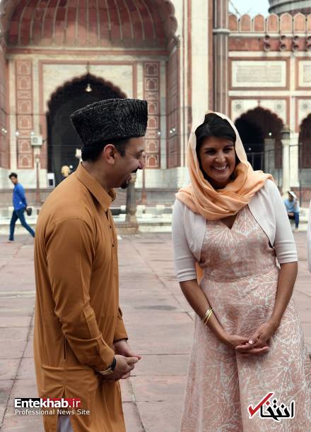 تصاویر : گشت و گذار نیکی هیلی در هند